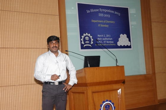 Prof. Maheswaran S, addressing the audience 