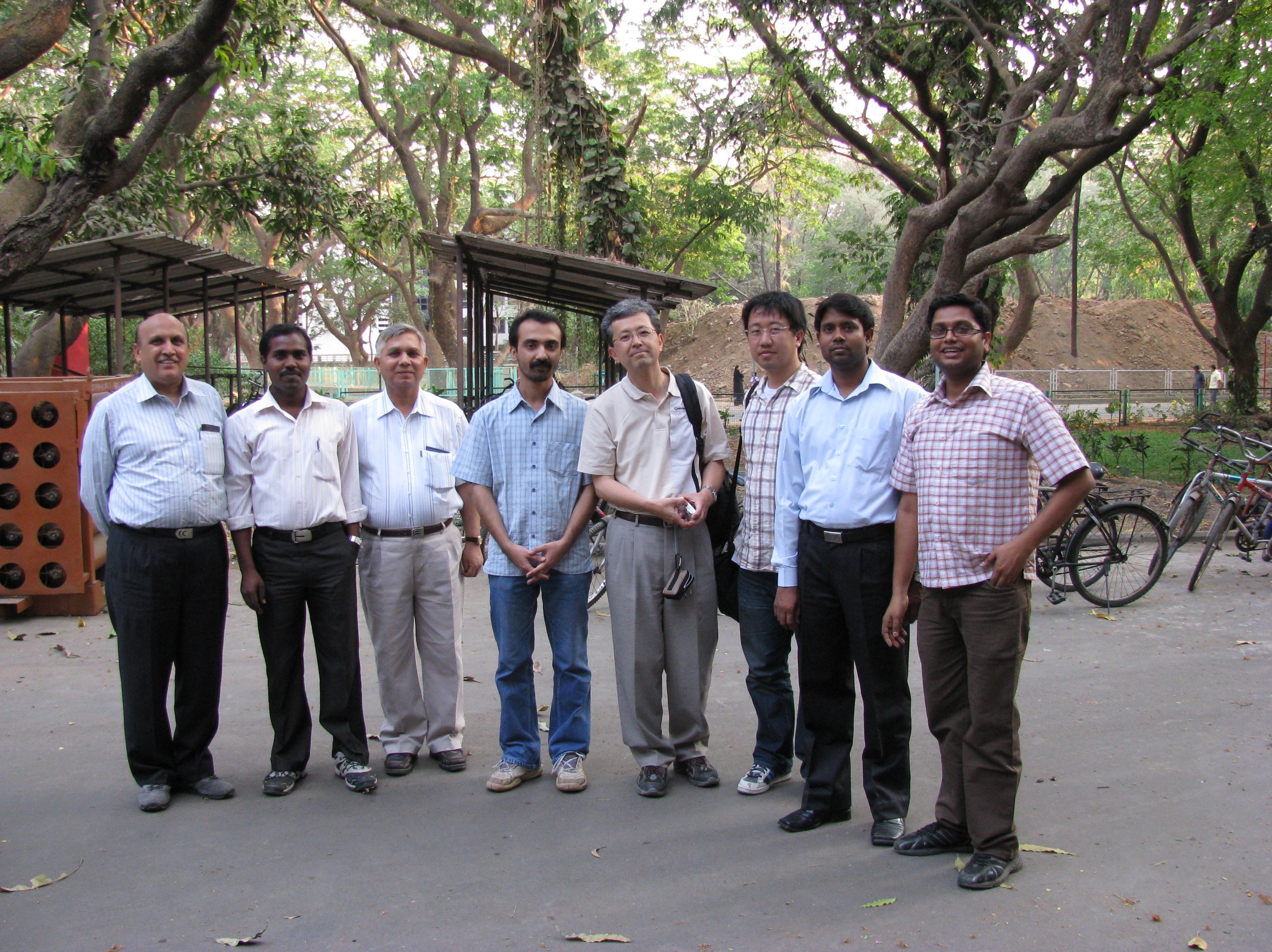 Prof Iwaoka, Dr Jain and our group 