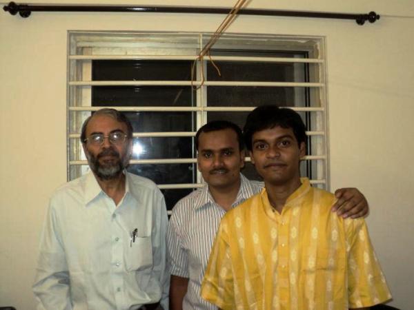 Sir with Mayank and Timir at H14 valfi