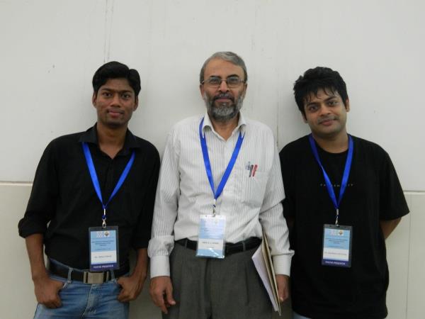 Sir with Om and Anupam during the ACS symposium